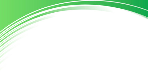 Simple green white presentation background. Modern flat green gradation. Wavy background