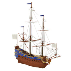 Sail Ship Isolated