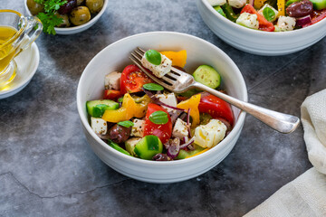 Traditional Greek salad