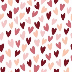 seamless pattern with hearts