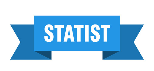 statist ribbon. statist paper band banner sign