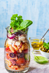 Salad in a jar