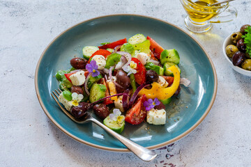 Traditional Greek salad