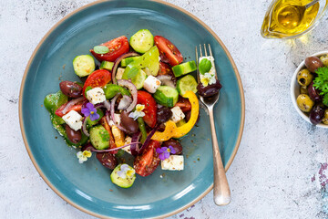 Traditional Greek salad