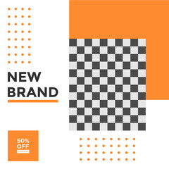 SOCIAL MEDIA POST. FASHION SALE PROMOTION  DESIGN. TEMPLATE BACKGROUND COVER VECTOR