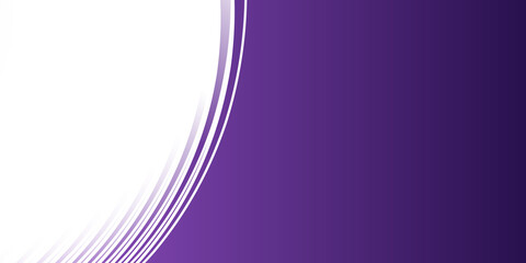 Abstract purple violet white presentation background with simply curve lighting element vector illustration