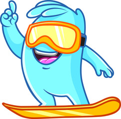 Funny Bubble gum character 