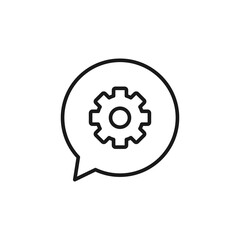 Speech bubble icon. Conversation symbol modern, simple, vector, icon for website design, mobile app, ui. Vector Illustration