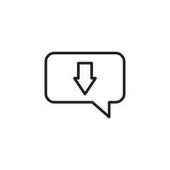 Speech bubble icon. Conversation symbol modern, simple, vector, icon for website design, mobile app, ui. Vector Illustration