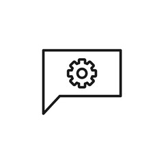 Speech bubble icon. Conversation symbol modern, simple, vector, icon for website design, mobile app, ui. Vector Illustration