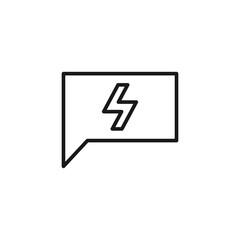 Speech bubble icon. Conversation symbol modern, simple, vector, icon for website design, mobile app, ui. Vector Illustration