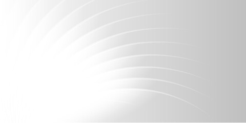 Abstract 3d flat white grey background with white curve wave lines.