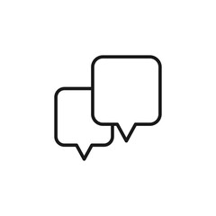 Speech bubble icon. Chatting symbol modern, simple, vector, icon for website design, mobile app, ui. Vector Illustration
