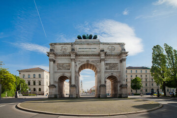 Fototapeta na wymiar Victory Gate in Munich