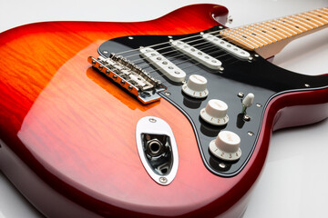Professional electric guitar musical instrument. - 366339905