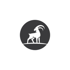 Goat Logo Template vector icon