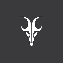 Goat Logo Template vector icon
