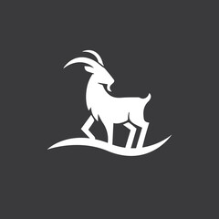 Goat Logo Template vector icon