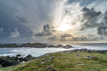 Fototapeta na wymiar The coastline at Dawros in County Donegal - Ireland.