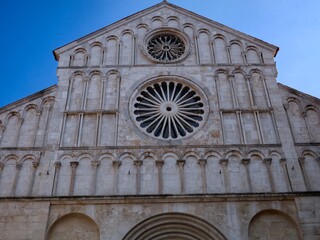 Cathedral of St. Anastasia, a Roman Catholic cathedral in Zadar, Croatia. Largest church in Dalmatia