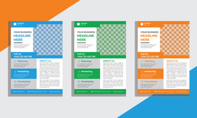 Corporate And Creative Business Flyer Design Template