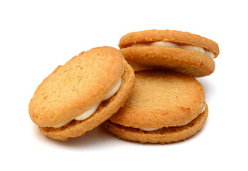 Fototapeta na wymiar Sweet cookies isolated on a white background