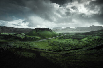 Iceland beautiful nature landscape in the day - 366345124