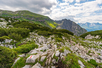 Fantastic hike in the Lechquellen Mountains in Vorarlberg Austria