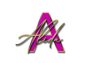 Buchstabe, A, Handschrift, Vorname, Logo