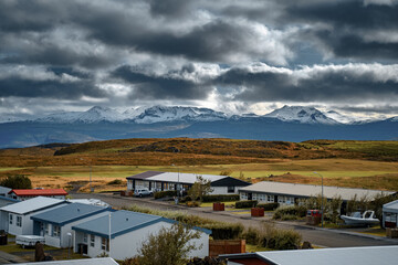 Cityscape of Stykkisholmur town, West Iceland, Snaefellsnes (Sn&aelig;fellsnes) peninsula