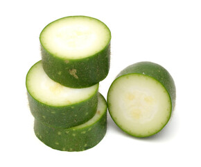 Winter melon on white background 