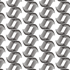 patrón con líneas curvas