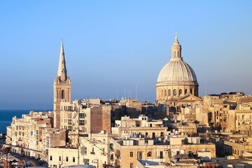 Fototapeta na wymiar Valletta,capital of Malta
