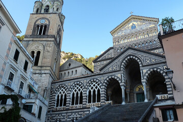 Fototapeta na wymiar Amalfi Cathedral of St. Andrew