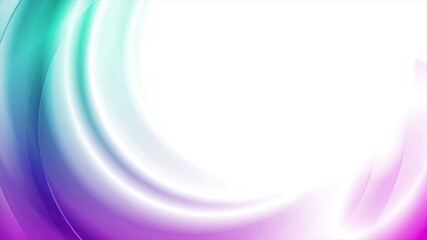 Abstract bright blue purple blurred waves background