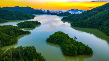 lake in the mountains