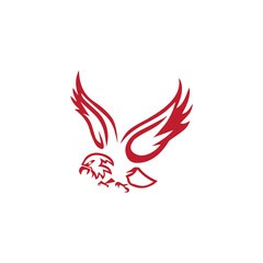 Falcon Logo Template vector