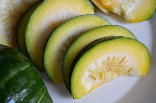 Frescos y deliciosos zapallitos de tronco