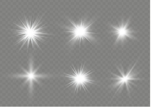 White light stars.