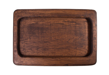 Cutting board, for filing, aged isolated on a white background