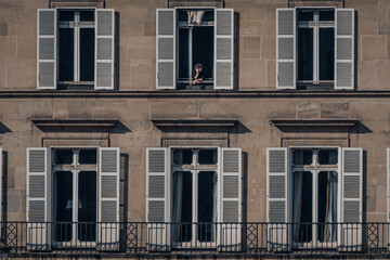 Obraz premium Une façade parisienne