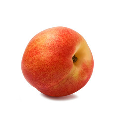 Peach isolated on white background