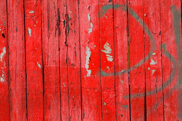 roter Zaun