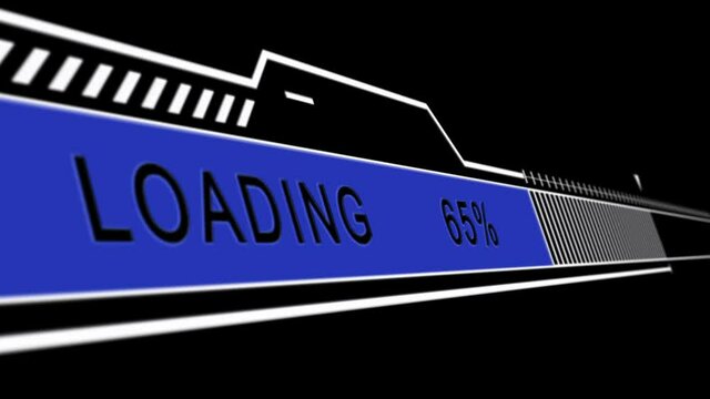 Loading HUD.PNG Alpha.Technological Sci Fi futuristic template.Digital infographic.From 50 to 100 percent counting.