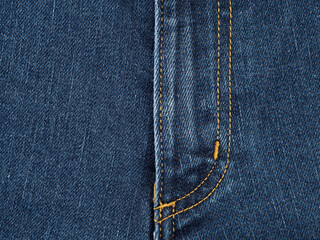Denim jeans fly closeup background