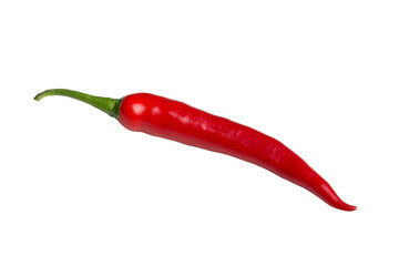 Red Hot Chili Pepper. Separated on white background
