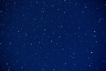 Starry sky in the village with noise in blue and black background