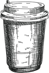 Coffee collection, tools for bartender, vector