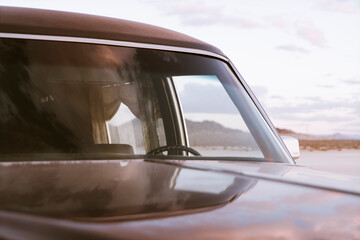 old car window