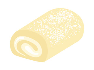 ロールケーキのイラスト